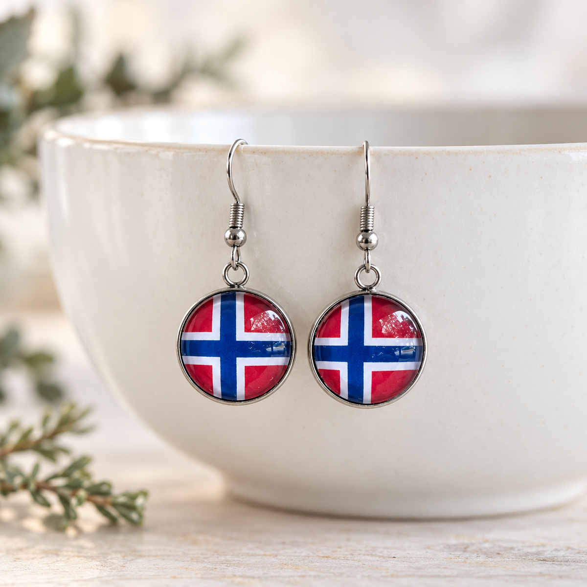 Flag Earrings
