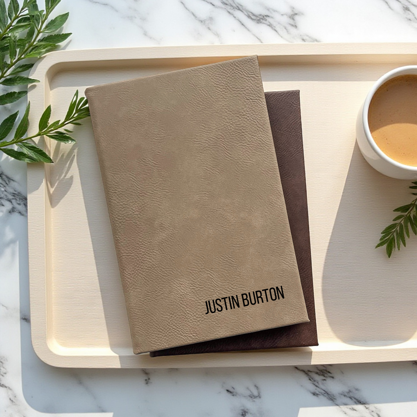 Personalized Leatherette Journal