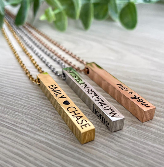 Vertical Bar Necklace