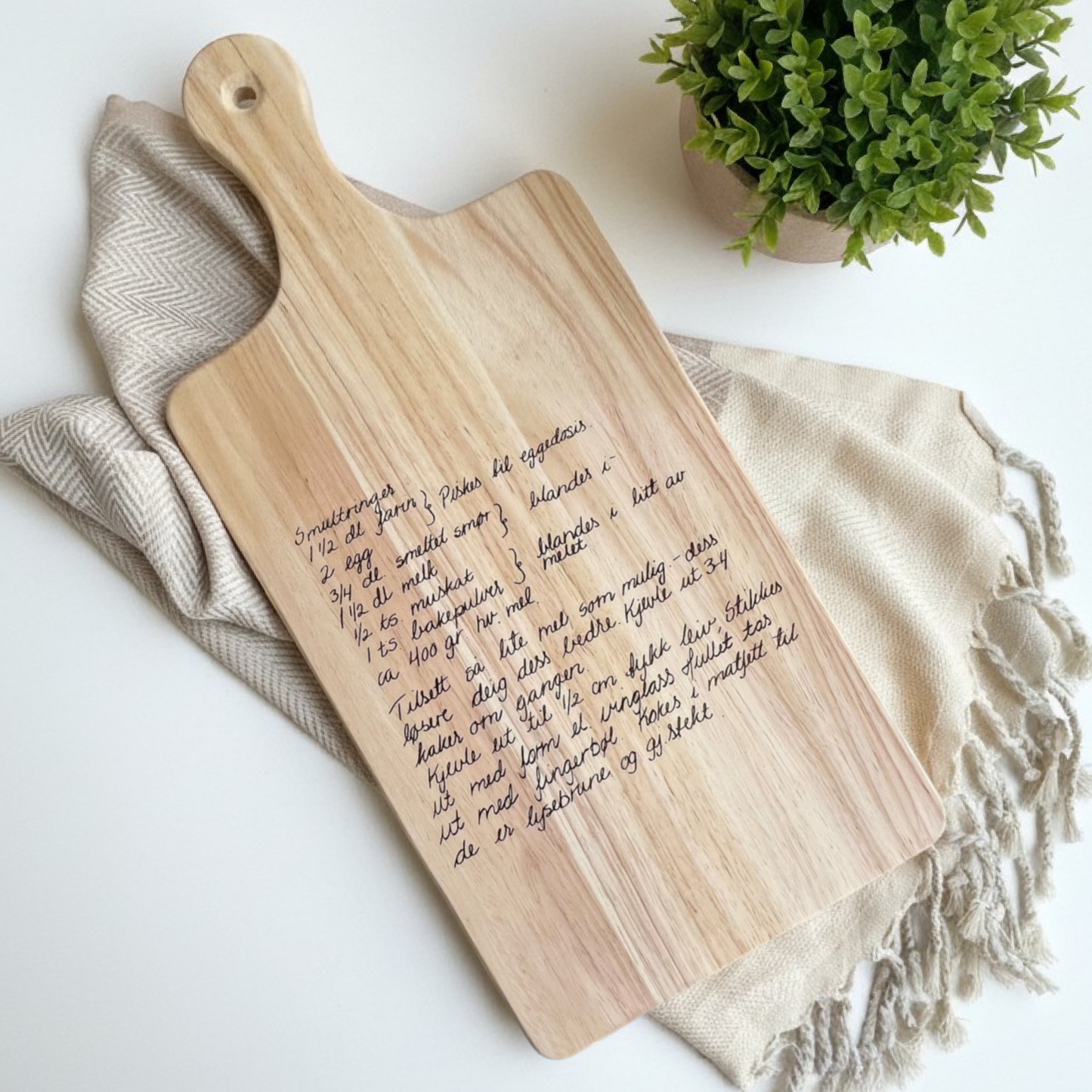 Custom Recipe Wood Board