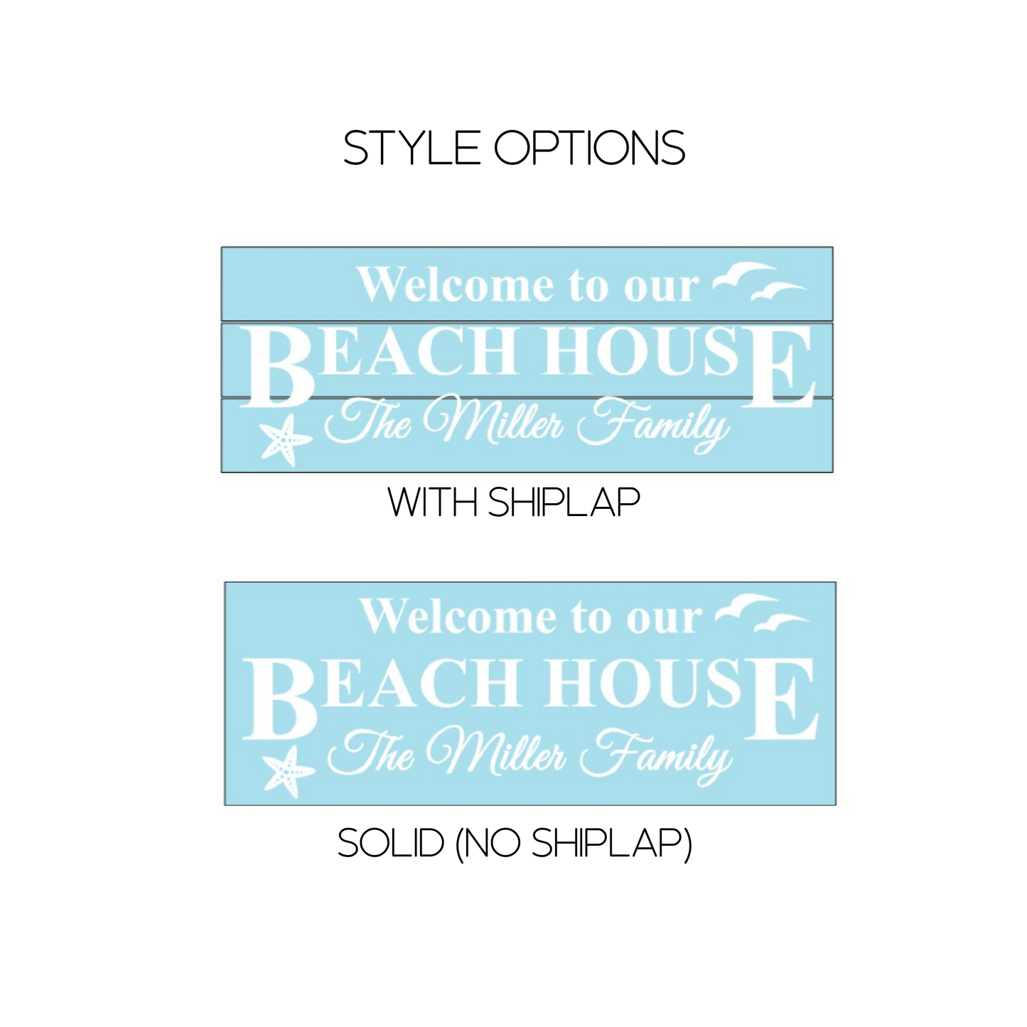 Beach House Wood Sign