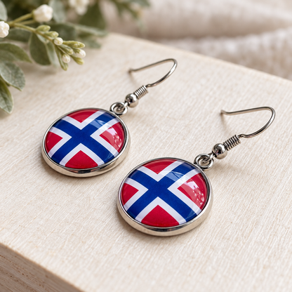 Flag Earrings