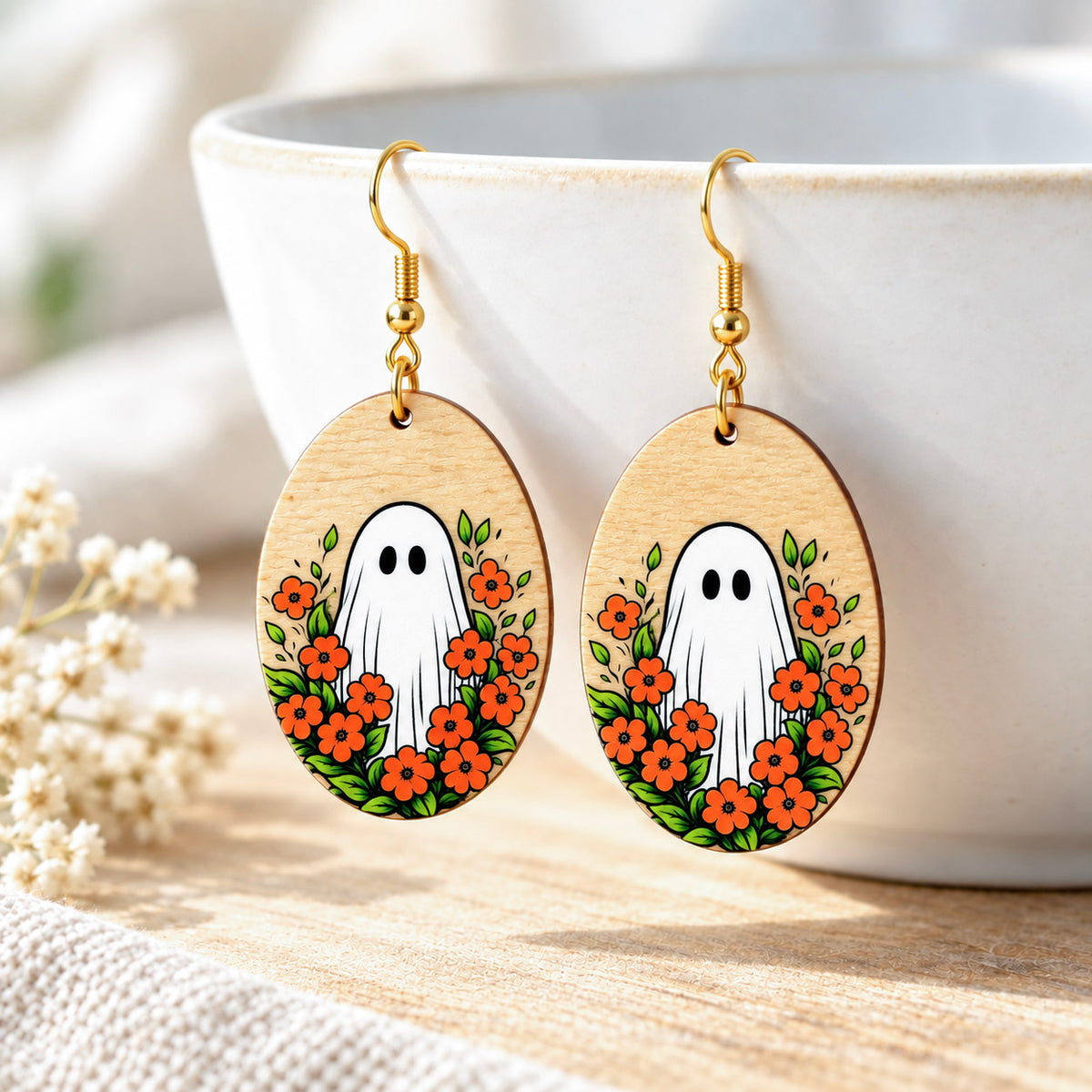 Halloween Ghost Earrings