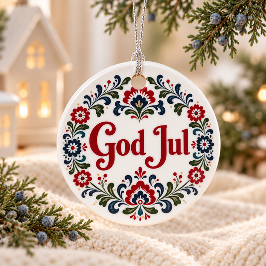 God Jul Ornament