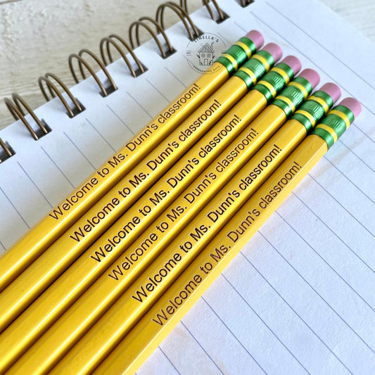 Custom Ticonderoga Pencil Set