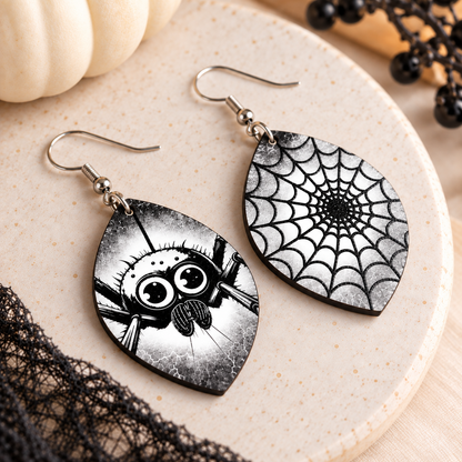 Halloween Spider Earrings