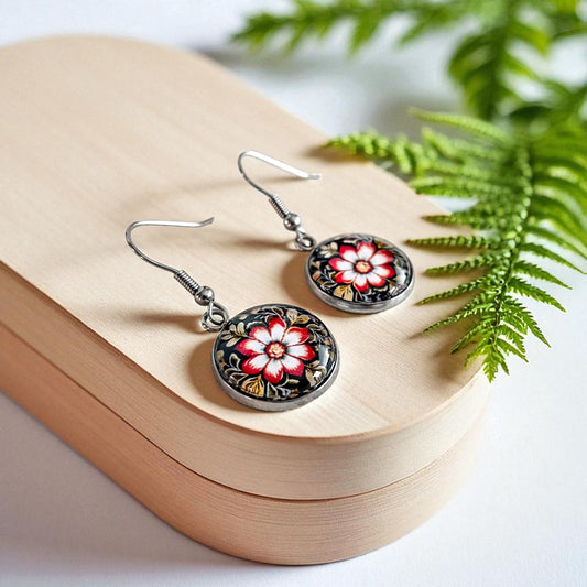 Rosemaling Earrings